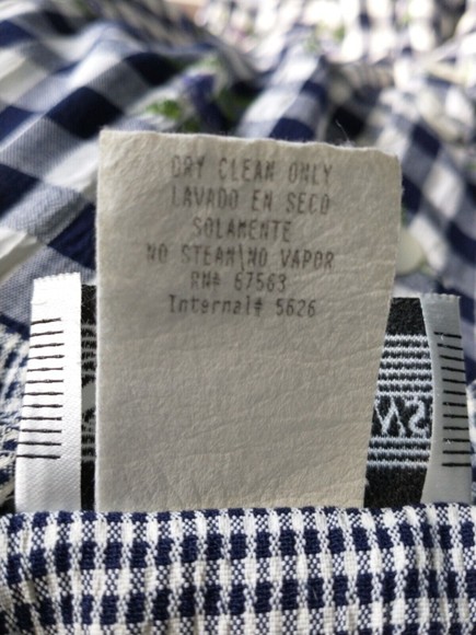 VTG SL Fashions Womens Maxi Dress Sz 6 Petite Blue Plaid Floral Cottage Prairie - Picture 7 of 7